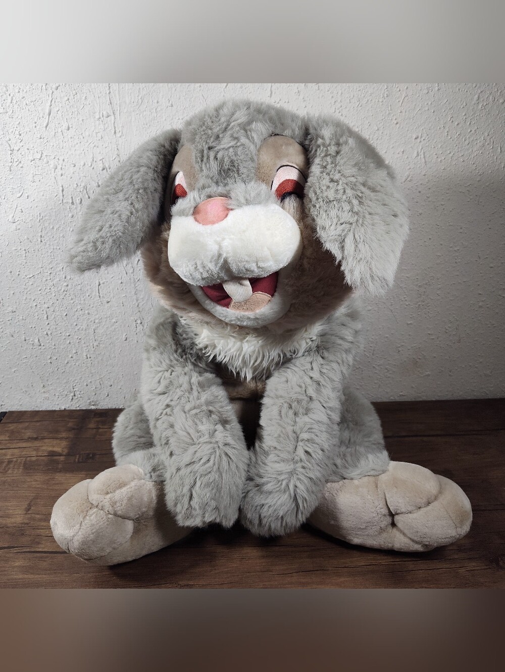 JUMBO 32" Rare HTF Disney Store Bambi ExclusiveThumper Bunny Laying Plush Toy